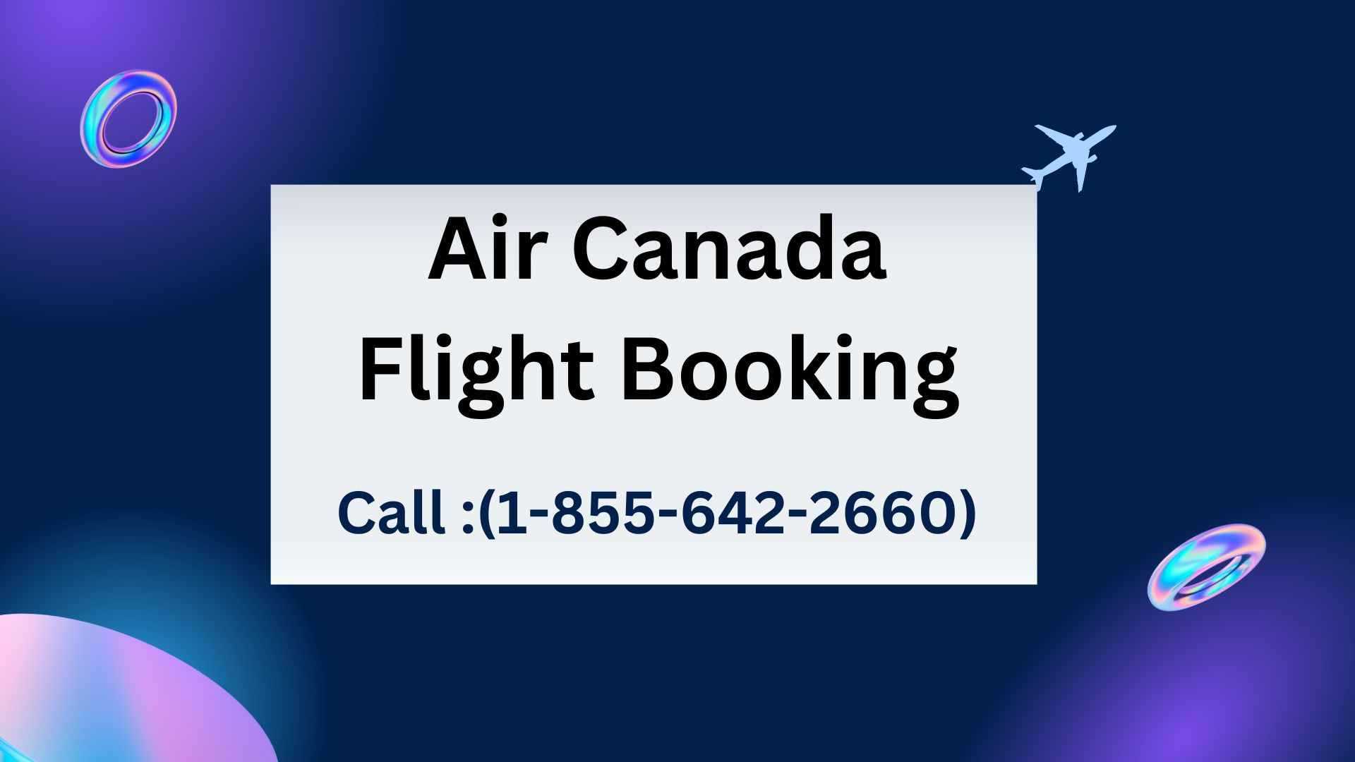 Air Canada Flight Booking