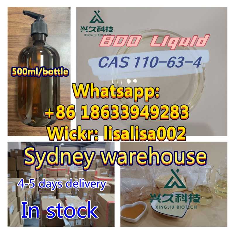 Australia Warehouse 1,4-Butanediol CAS 110-63-4 (BDO) 