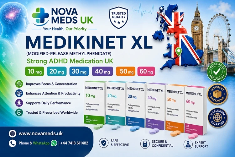Buy Medikinet XL Online UK 10mg , 20mg , 30mg , 40mg ,50mg & 60mg Online UK - Severe ADHD Treatment UK
