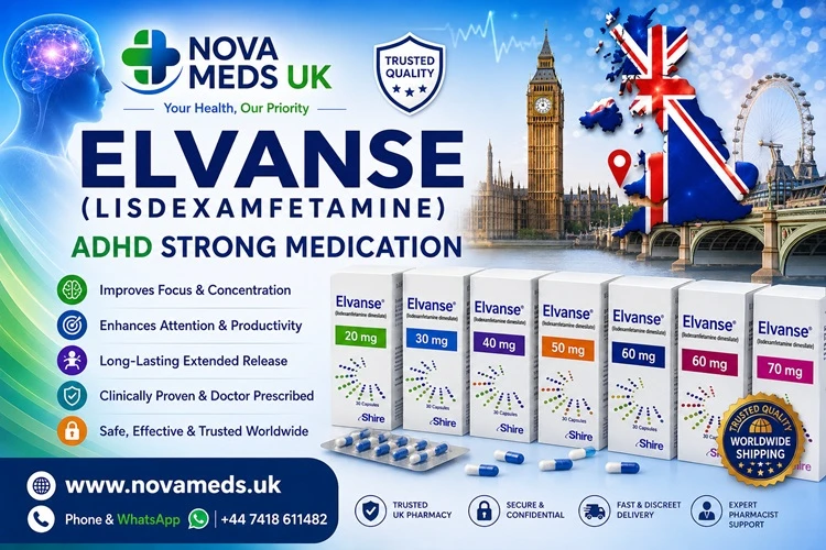 One Click Buy Elvanse ADHD Medication Online UK – Easy Checkout UK Delivery