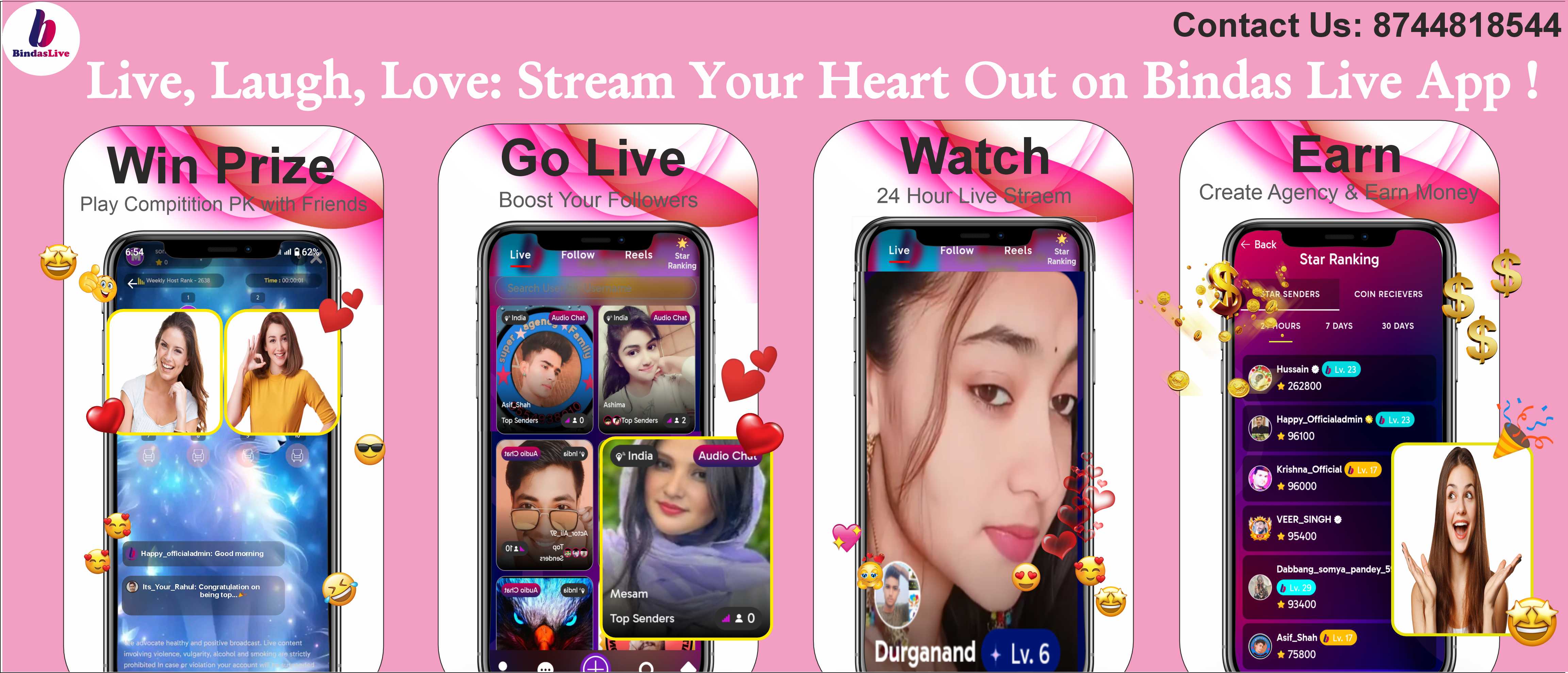Unlock Opportunities  To Make Money On Bindas Live App 