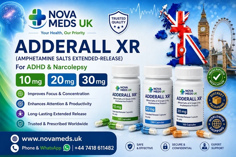Buy Adderall XR 10mg 20mg 30mg Online UK - Strong ADHD Medication