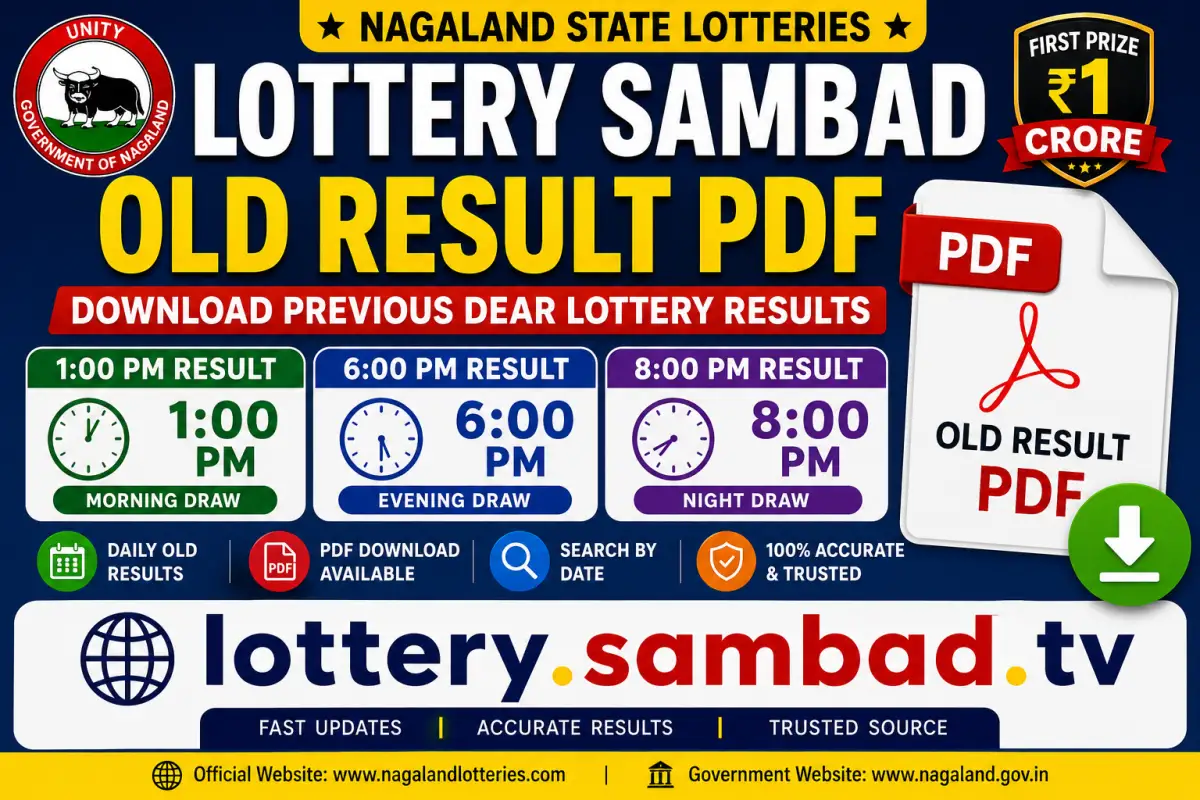 Lottery Sambad Result Today