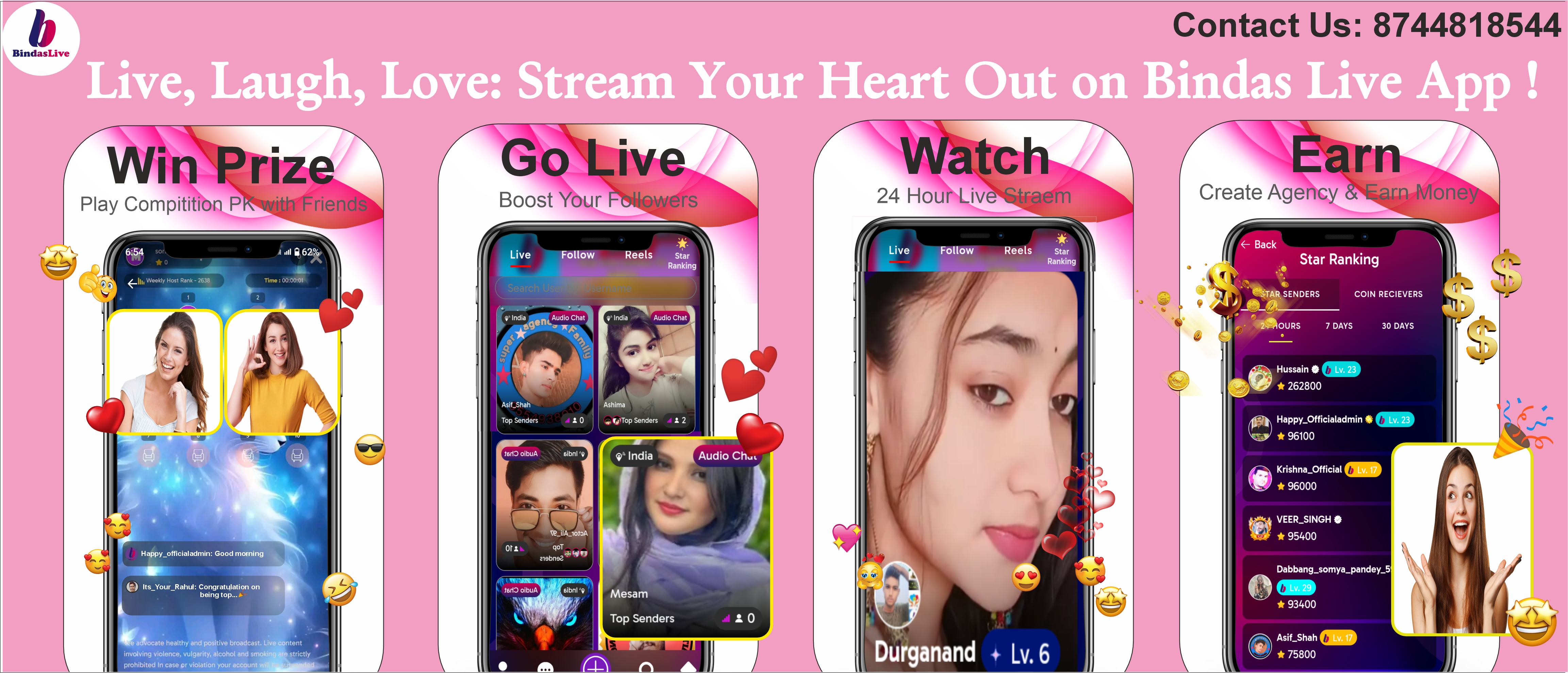 Unlock Opportunities To Make Money On Bindas Live App 
