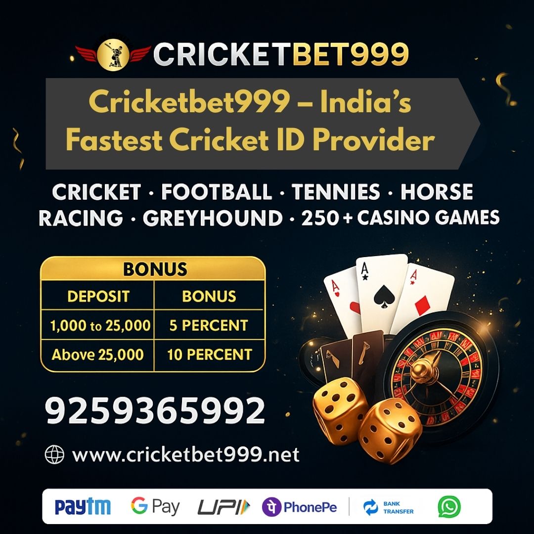  Experience The Fastest Cricket ID Provider - Cricketbet999!