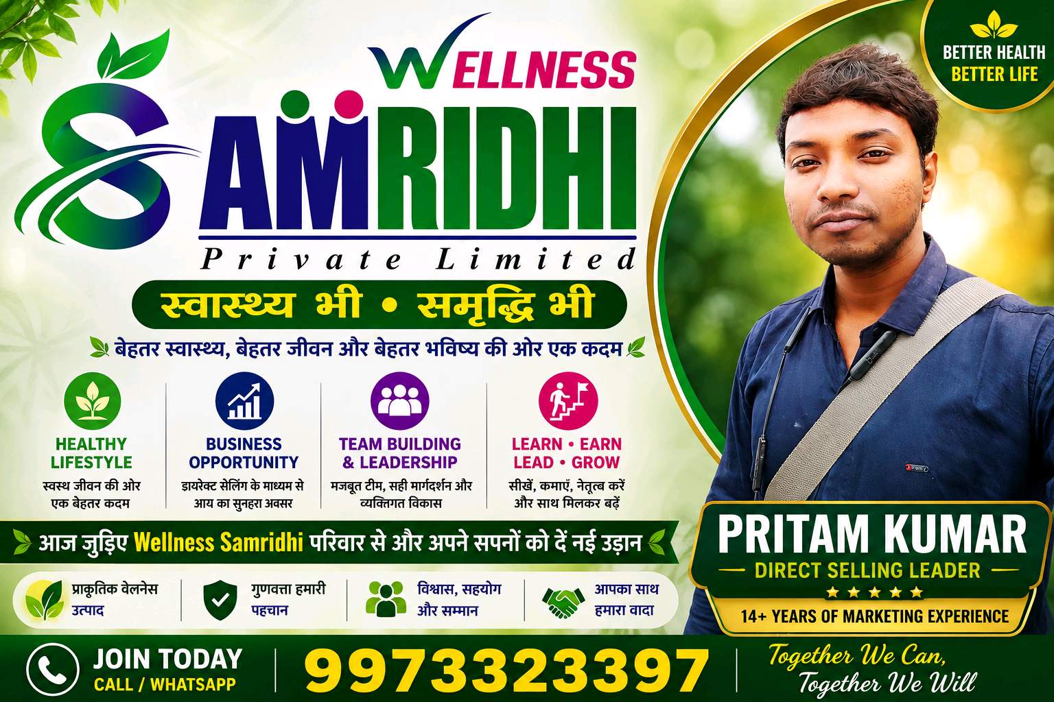 🌿 Wellness Samridhi Success Diary 🌿pritam Kumar | Direct Selling Leader