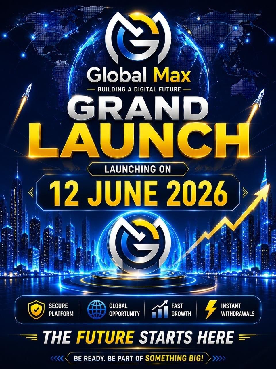 GLOBAL MAX DAILY 3% ROI LAUNCHING VERY SOON NEED PROMOTER