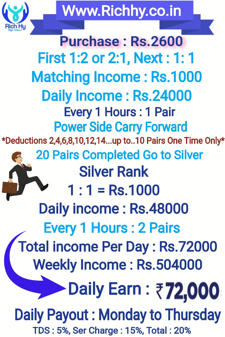 BINARY DAILY INCOME : 72000 : 9063652828
