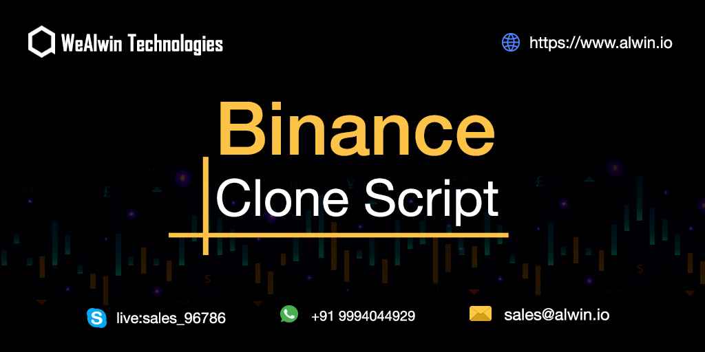 Binance Clone Script || WeAlwin Technologies