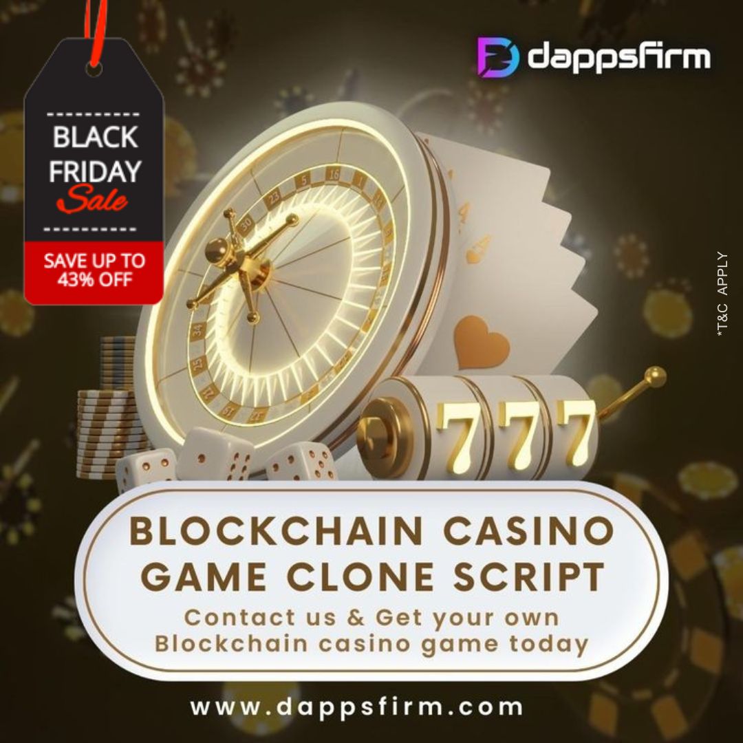 Black Friday Special: Blockchain Casino Game Clone Script At Up To 43% Off - Limited Time Offer!