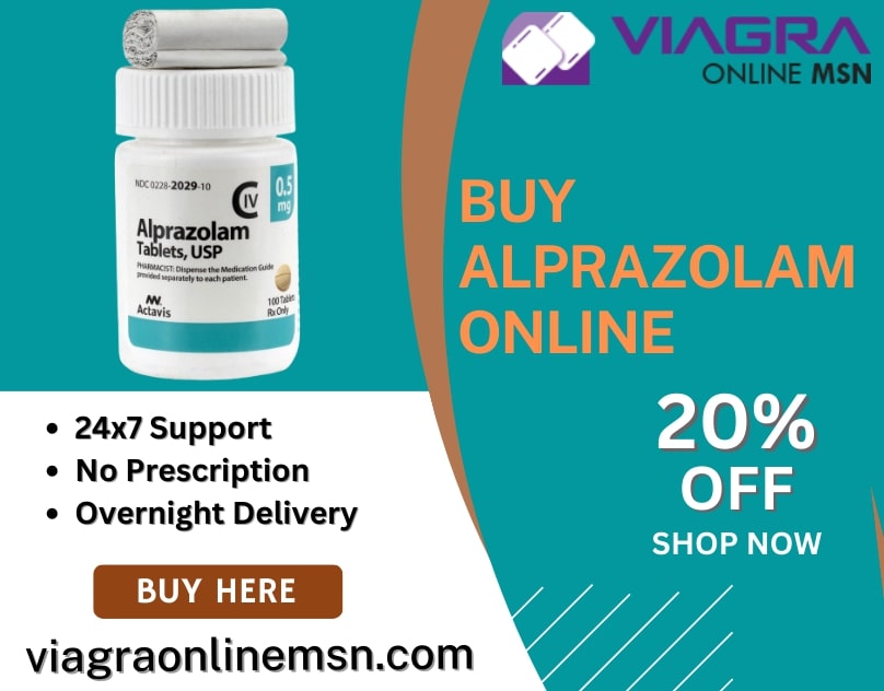 Buy Alprazolam (Xanax) Online For Anxiety Treatment