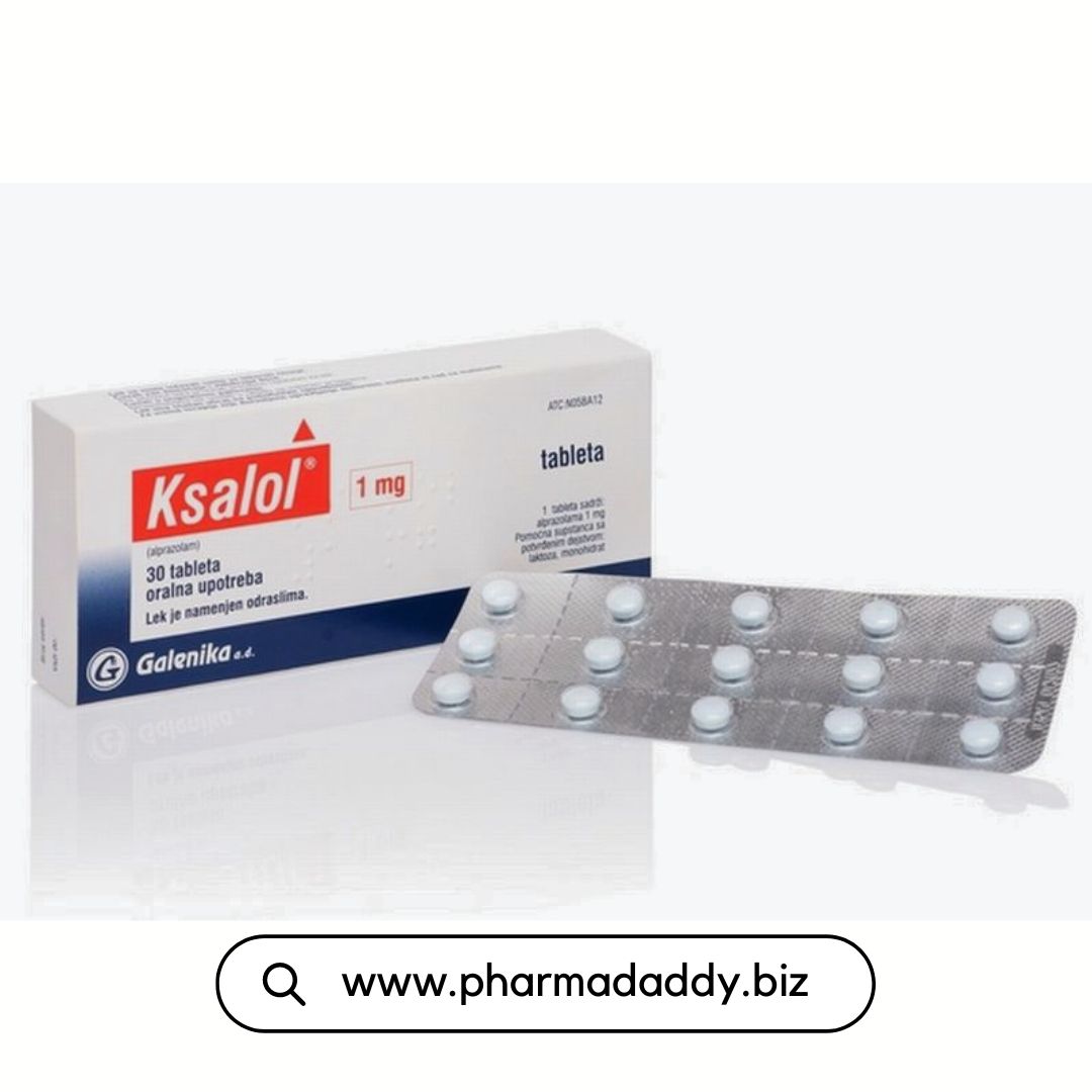 Buy Alprazolam Online | Ksalol 1mg | PharmaDaddy