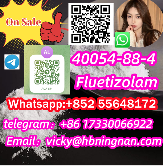 CAS 40054–88–4 Fluetizolam Safe Shipping  Send Me Emai: Vicky@hbningnan.com Or Add Telegram 
