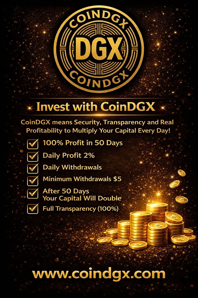 COINDGX HURRY UP INVESTORS DOUBLE YOUR CAPITAL IN 50 DAYS DAILY 2 PERCENT !!