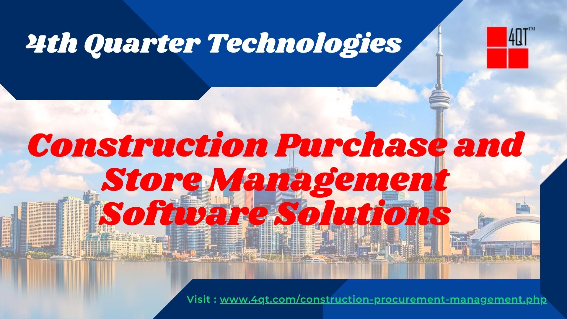 Construction Purchase And Store Management Software Solutions By 4QT