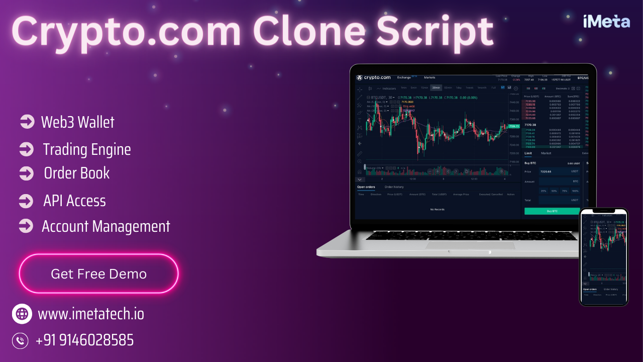 Crypto.com Clone Software | Crypto.com Clone App | IMeta Technologies