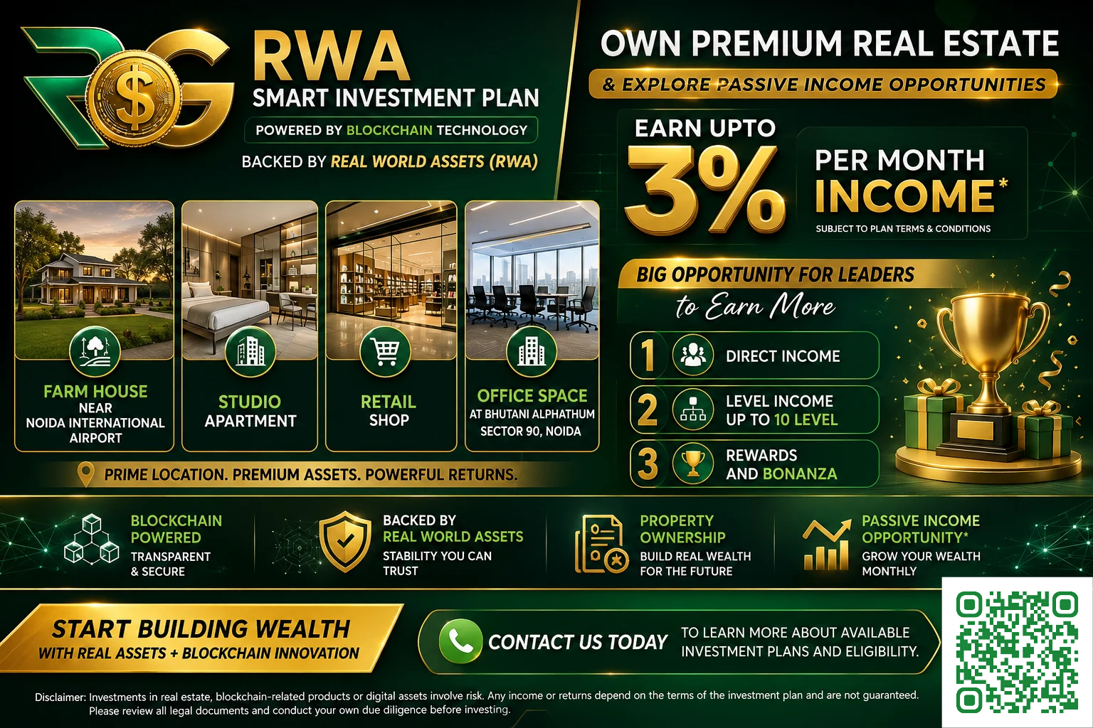 Farm House/ Studio Apartment/ Retail Shop In Noida Get 3% PM Income. Big Opportunity For Leaders # 8
