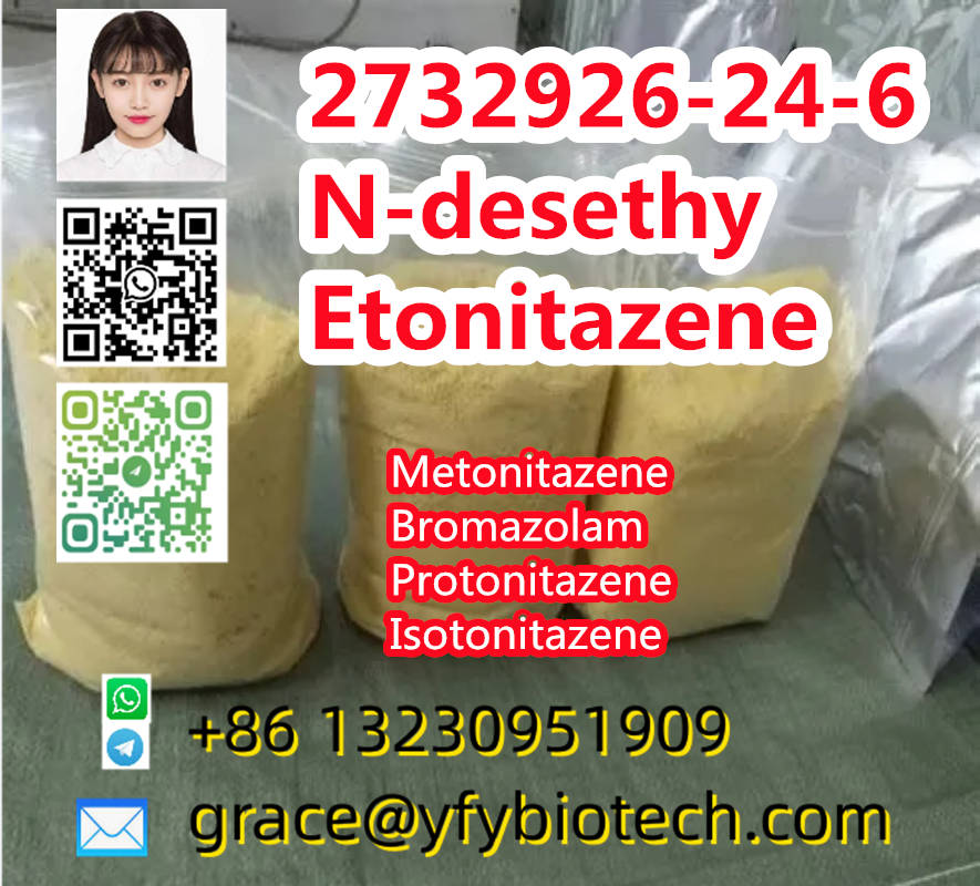 Hot Sale High Purity Metonitazene CAS  2732926-24-6 N-desethy  Etonitazene