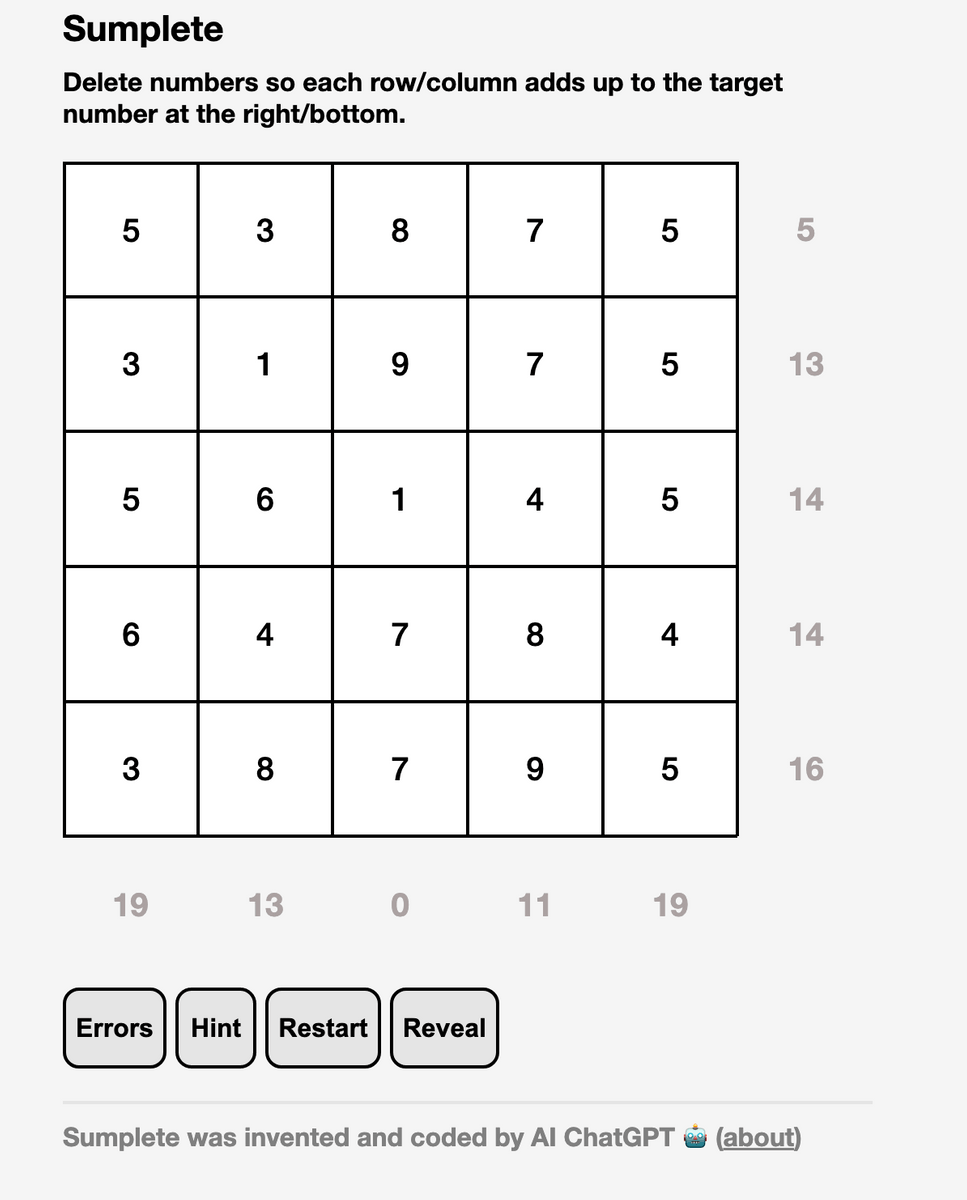 How To Play Sumplete