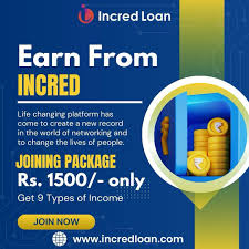 INCRED LOAN , Long Term Plan , Daily Payout, Legal Plan, 7876276616