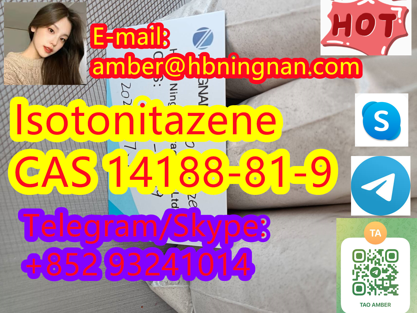 Isotonitazene CAS 14188-81-9 Give Away A Free Sample!