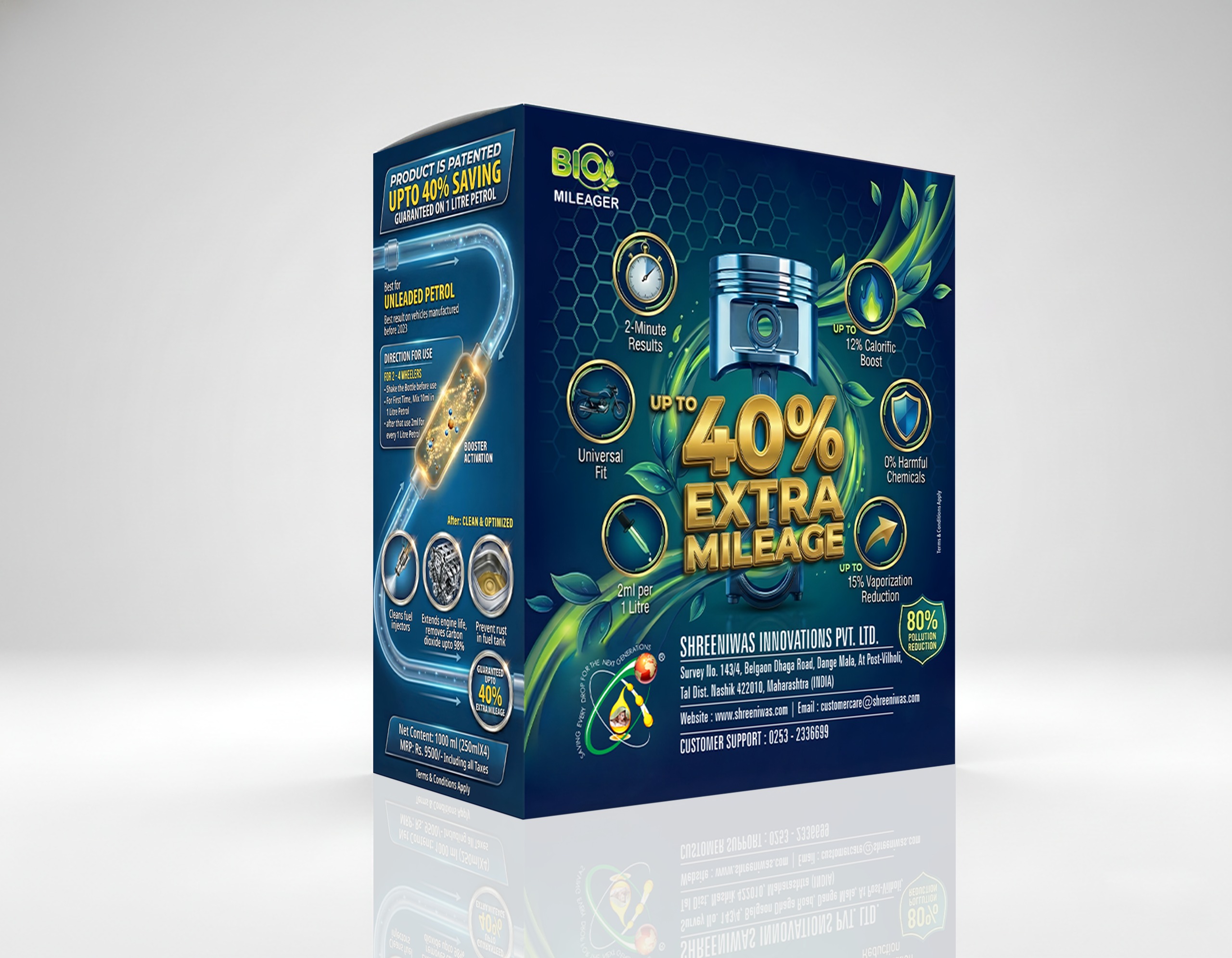 LAUNCHED WORLDWIDE PATIENT PRODUCT FUEL SAVER MILEAGER BOOSTER UPTO 40 % NOW IN MLM !!!