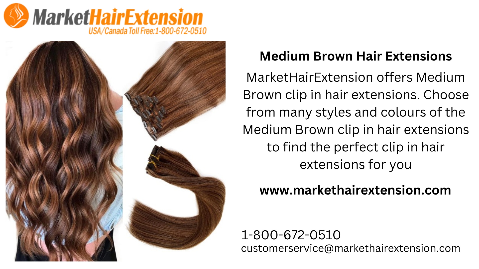 Medium Brown Hair Extensions
