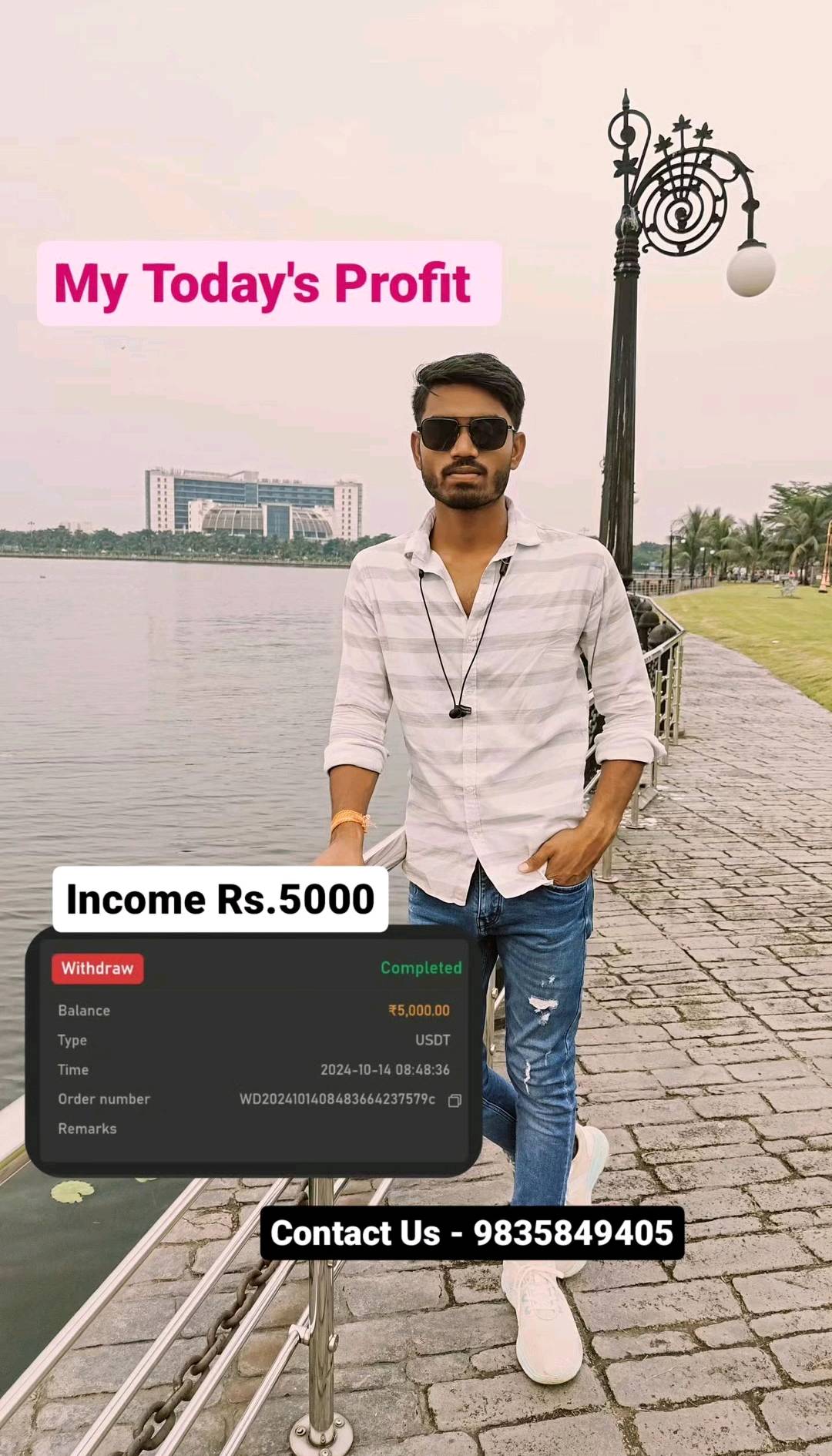 My Yesterday Profit 5000