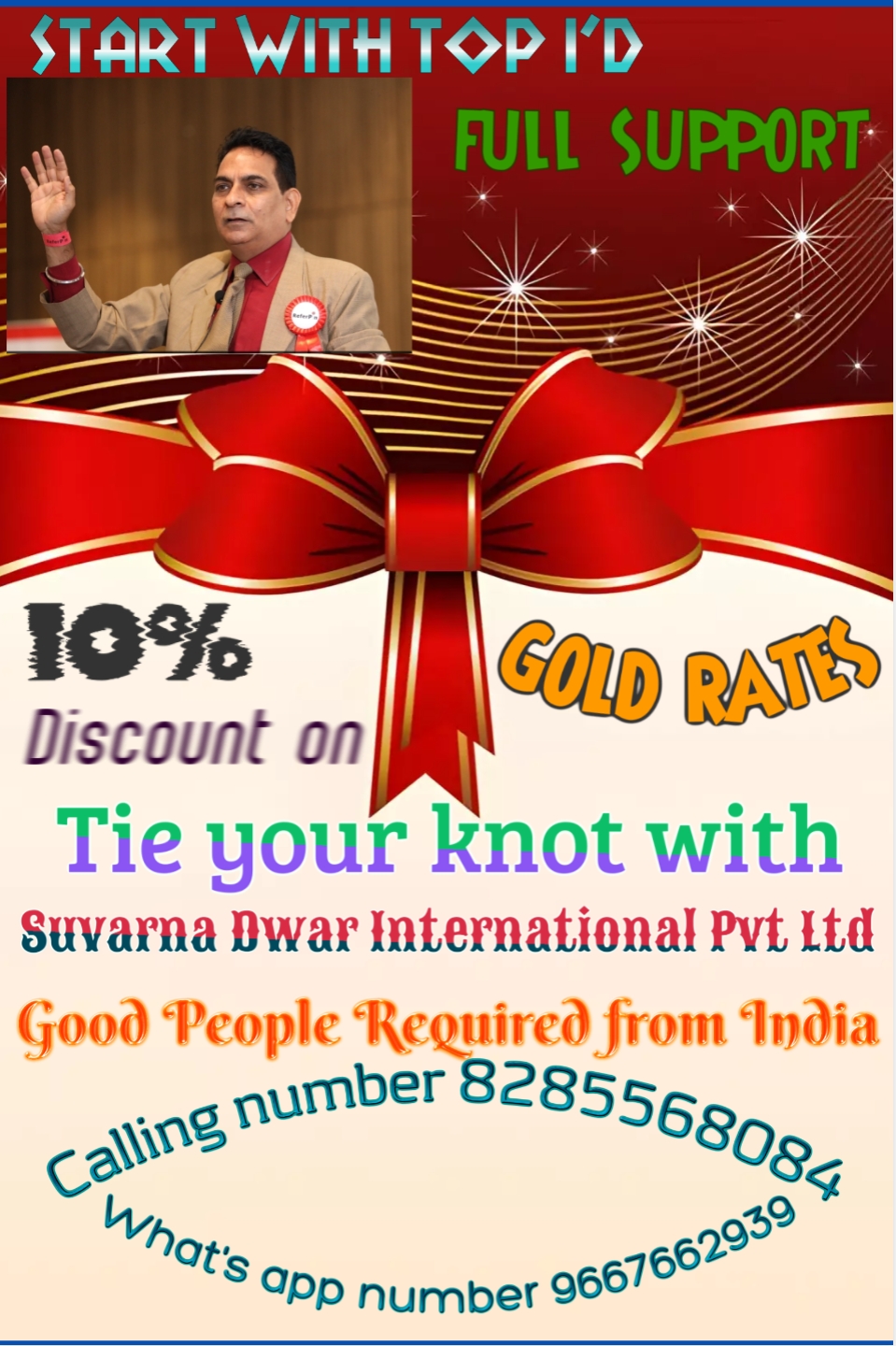 Pure Gold Products Based New Project From Delhi. Start As TOP I'd.8285568084.