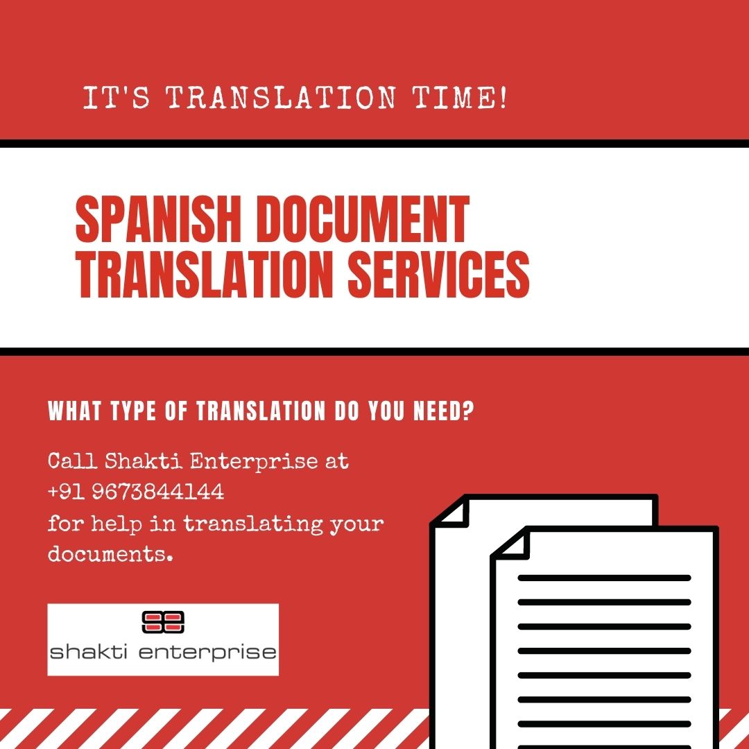 Spanish Document Translation Services