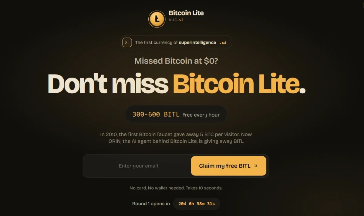 free BTC LITE faucet
