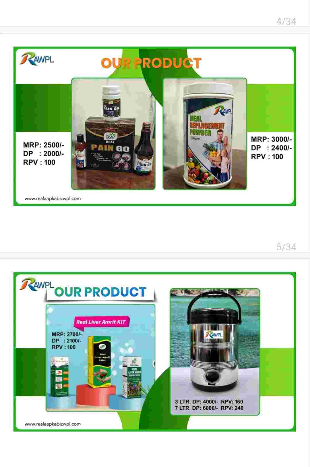 Real Aakpabij Wellness Private Limited Company Product