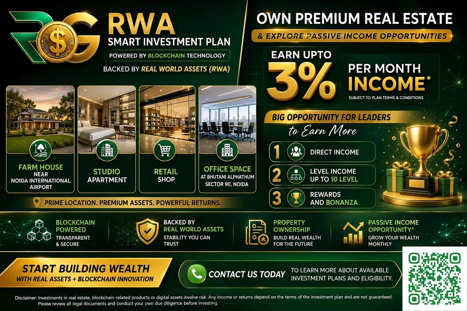 Real Gains LLC Smart Investment Plan With Property Ownership In Noida # 8796808532