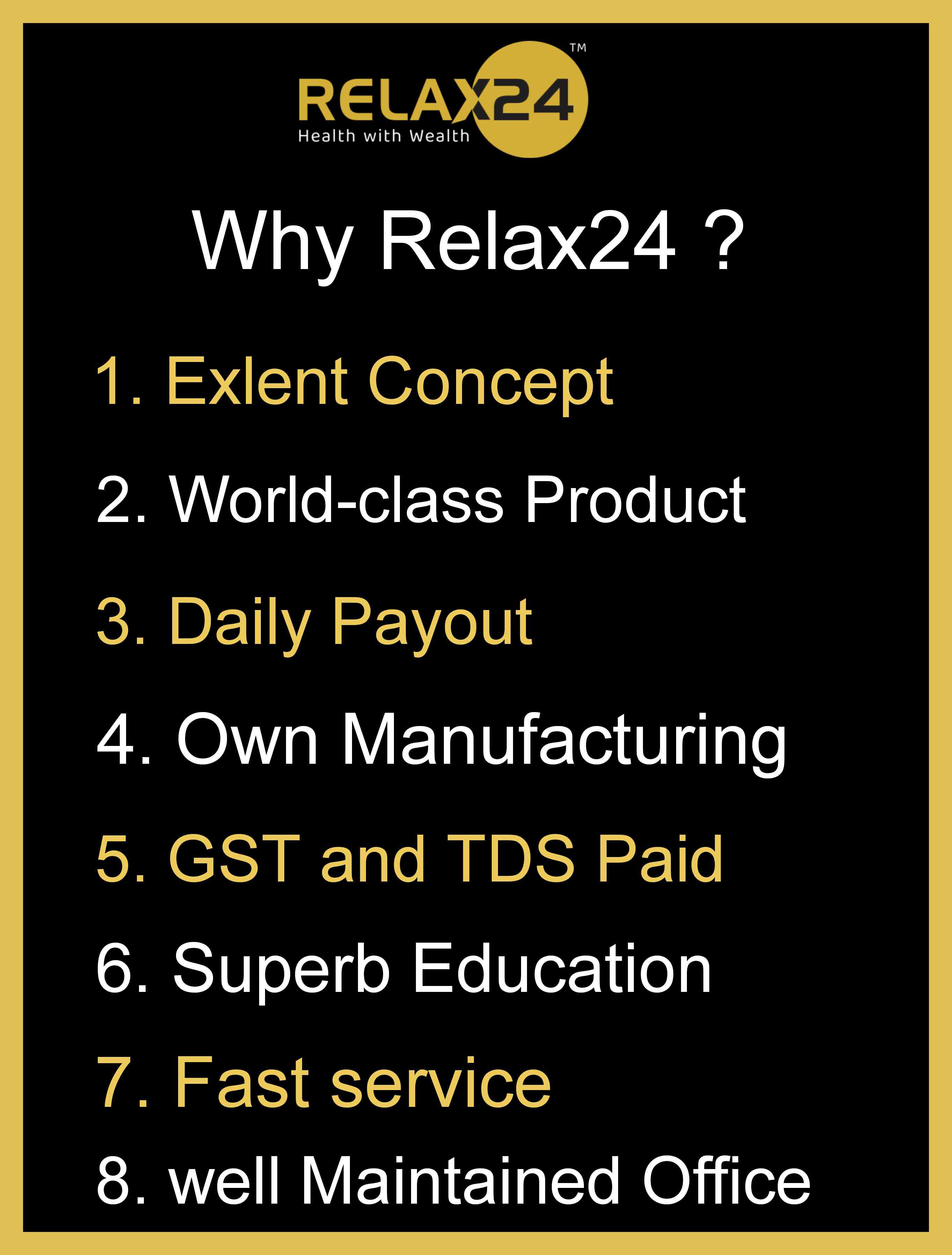 Relax24 Wellness Concept Pure Herbal Product Based