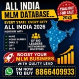 ALL INDIA MLM DATABASE- AVAILABLE FOR SALE 