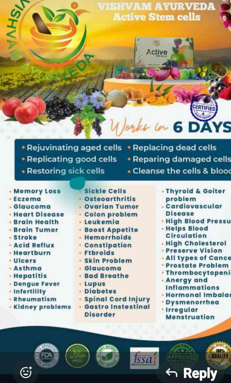 Vishvam Ayurveda Active Stem Cells