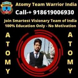 Aditya Sharma Atomy Team Warrior Top Leader India